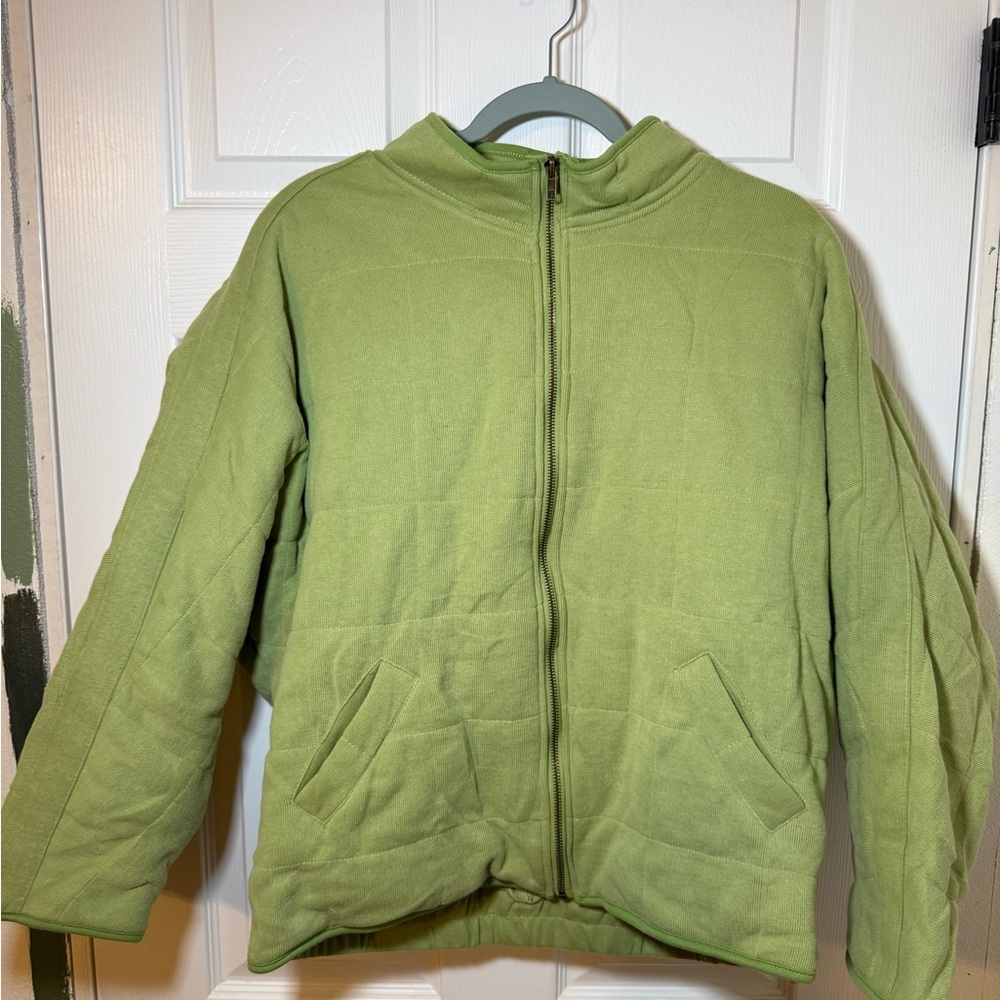 Green Quilted Jacket